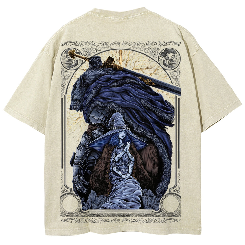 Elden RingUnisex Fit Washed T-Shirt 2507001142