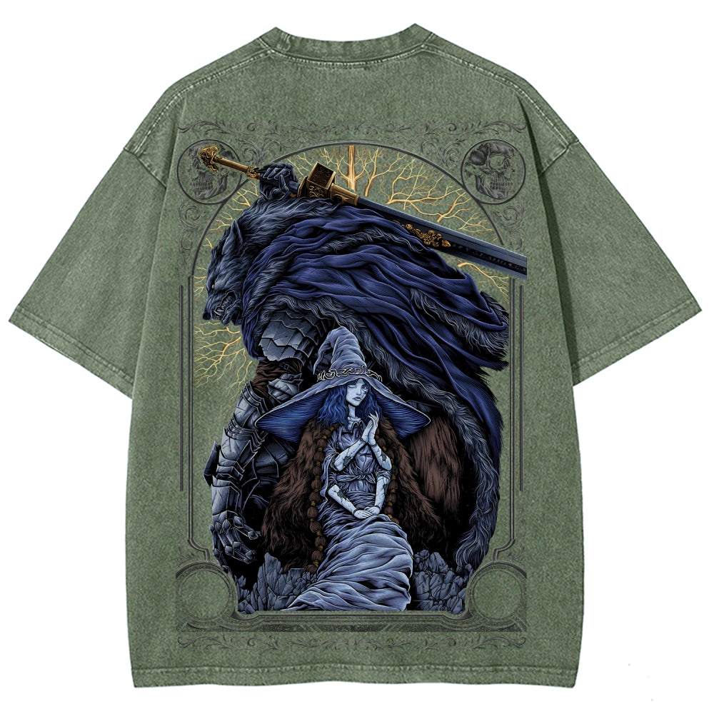Elden RingUnisex Fit Washed T-Shirt 2507001142