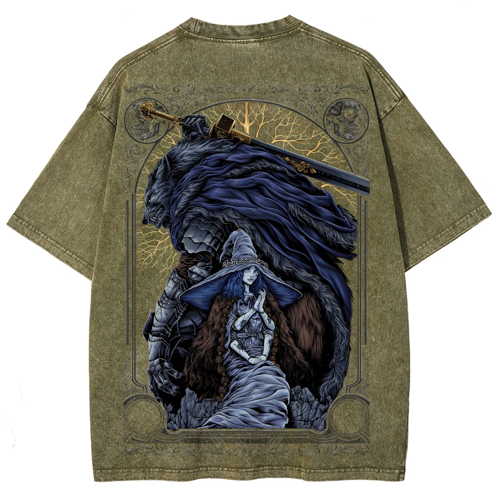 Elden RingUnisex Fit Washed T-Shirt 2507001142