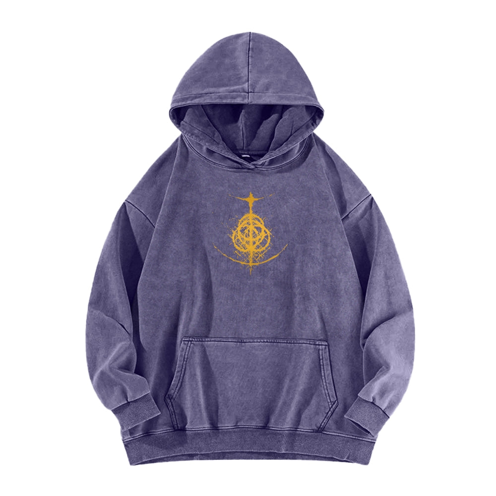 Elden Ring Casual Washed Hoodie 2507012107