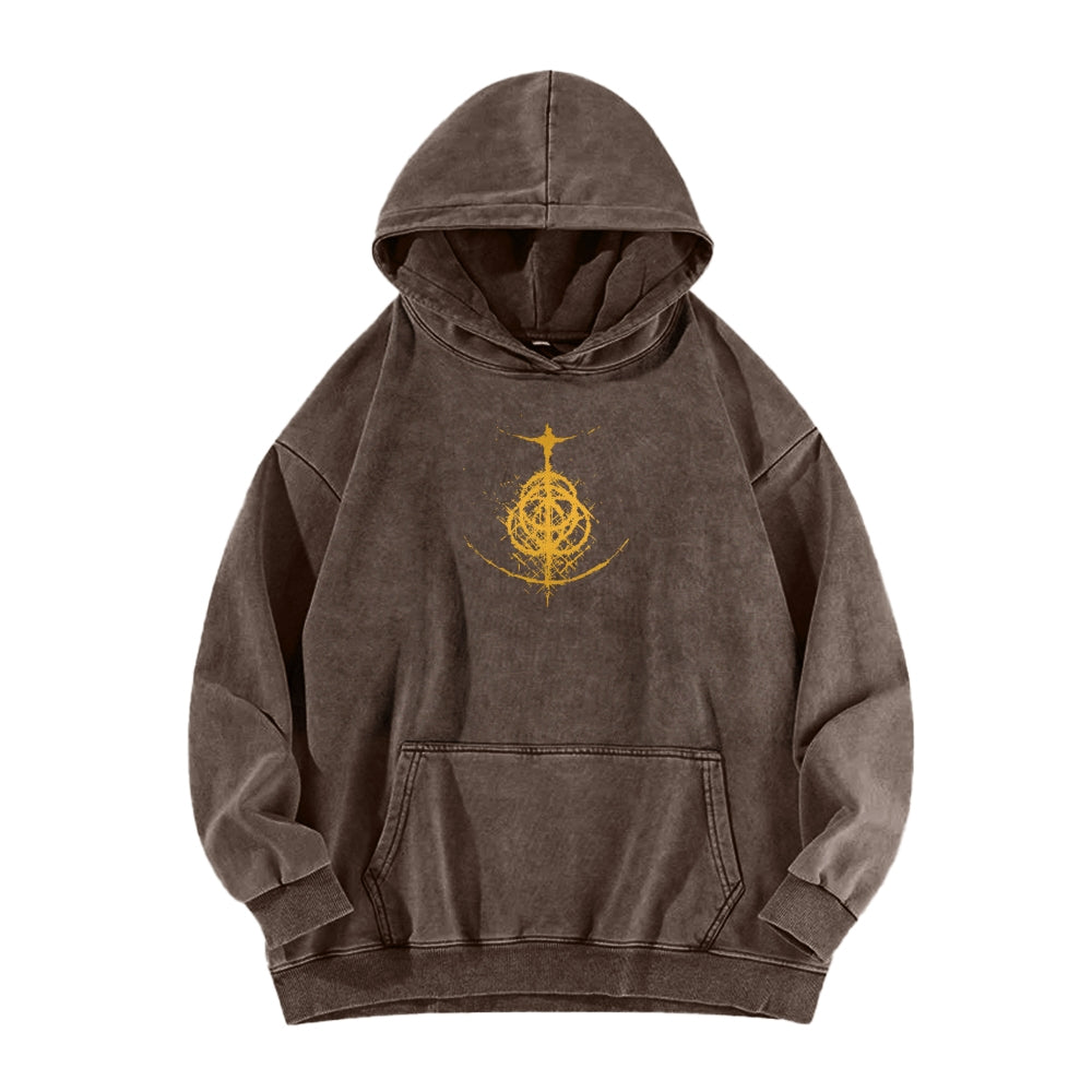 Elden Ring Casual Washed Hoodie 2507012107