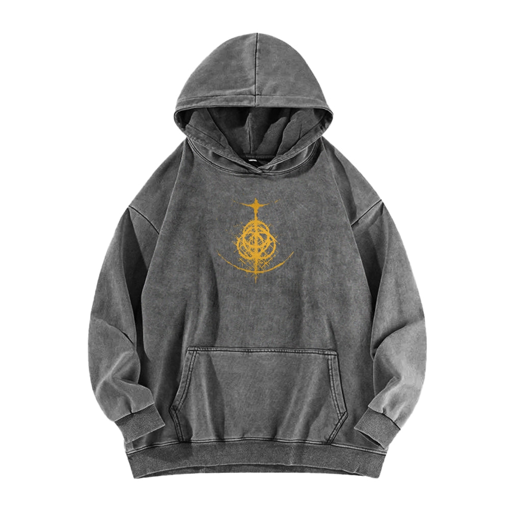 Elden Ring Casual Washed Hoodie 2507012107