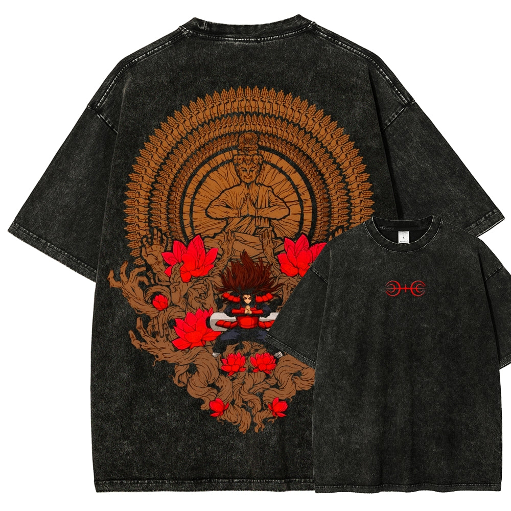 Naruto Unisex Fit Washed T-Shirt 2507012467