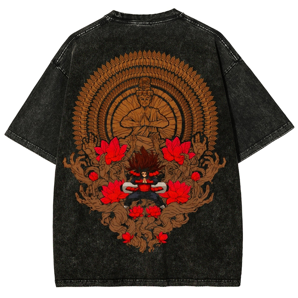 Naruto Unisex Fit Washed T-Shirt 2507012467
