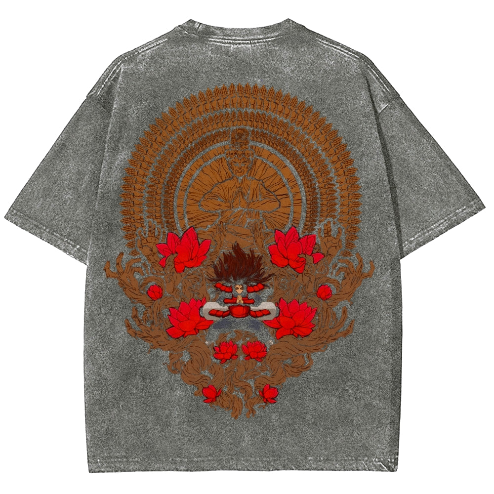 Naruto Unisex Fit Washed T-Shirt 2507012467