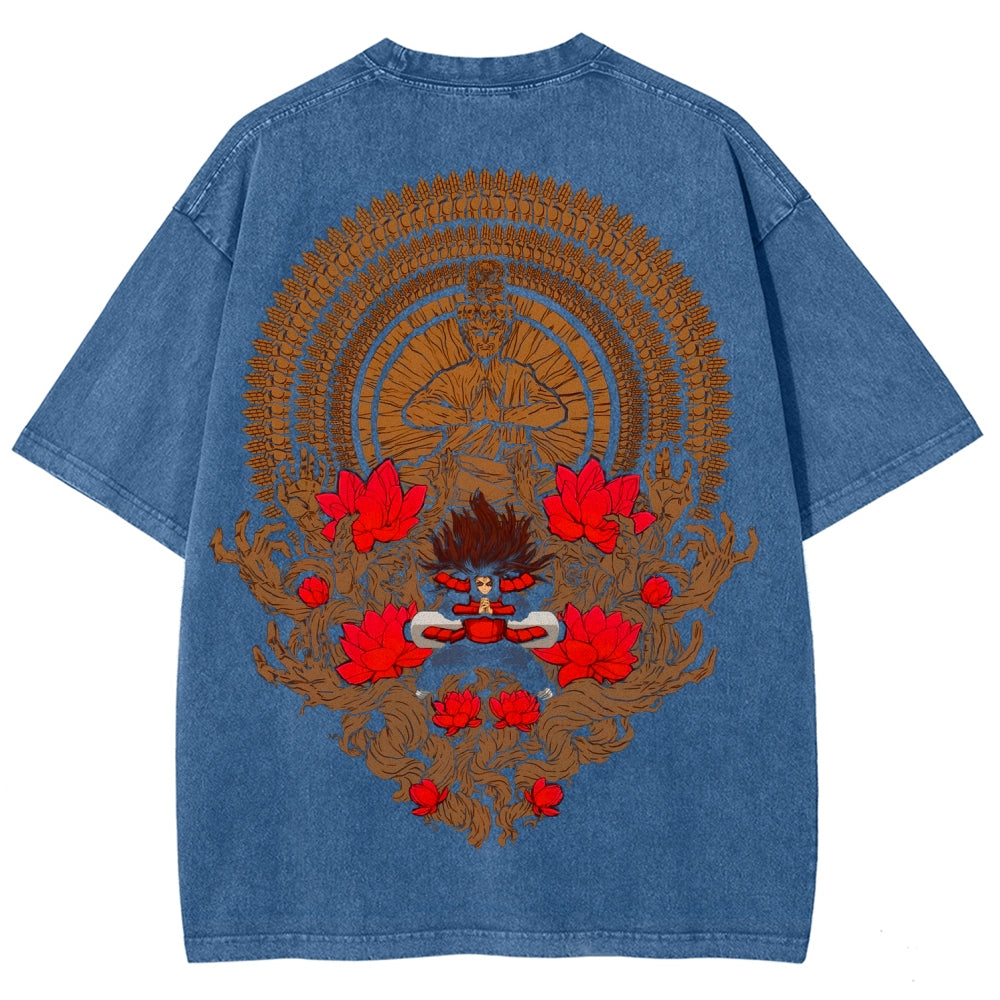 Naruto Unisex Fit Washed T-Shirt 2507012467