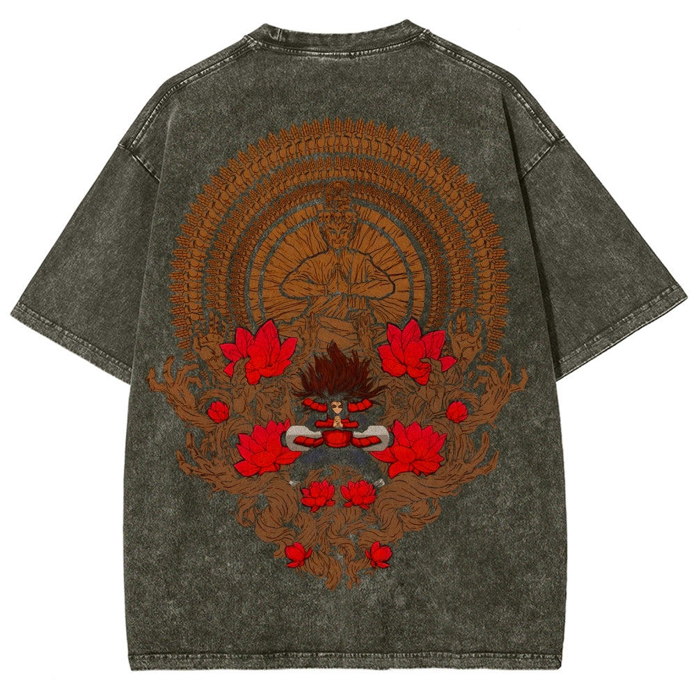 Naruto Unisex Fit Washed T-Shirt 2507012467