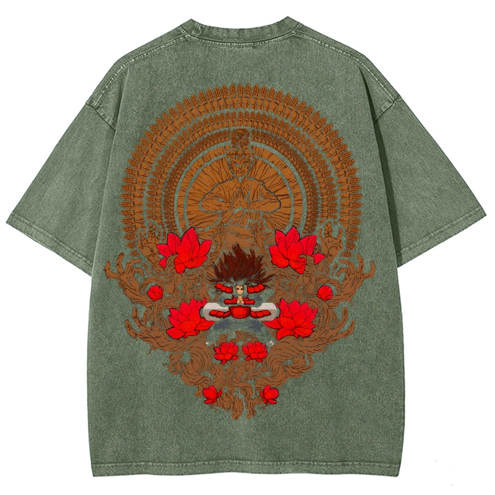 Naruto Unisex Fit Washed T-Shirt 2507012467