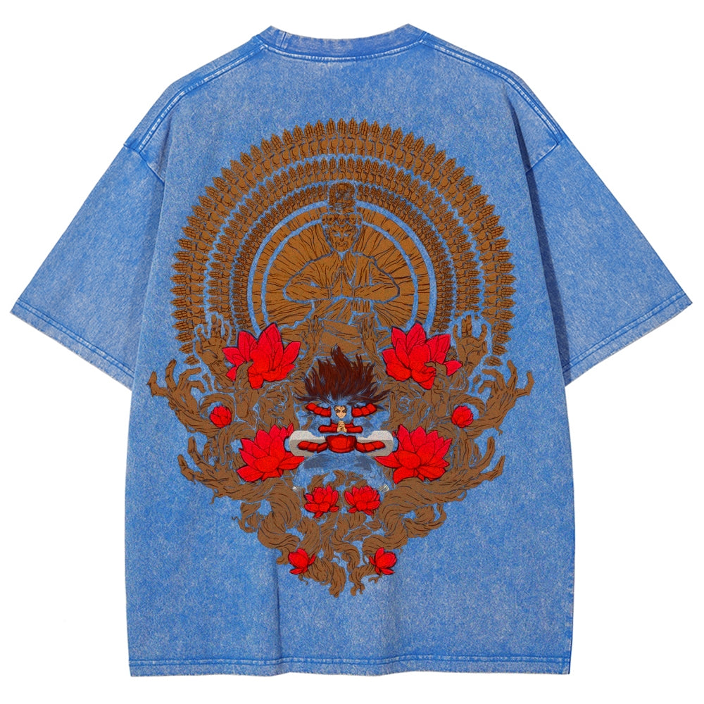 Naruto Unisex Fit Washed T-Shirt 2507012467