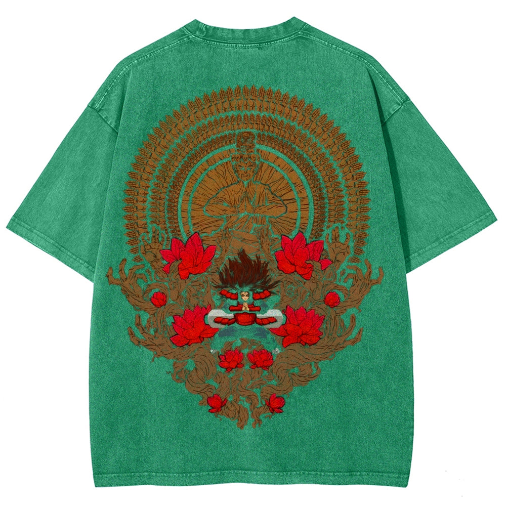 Naruto Unisex Fit Washed T-Shirt 2507012467