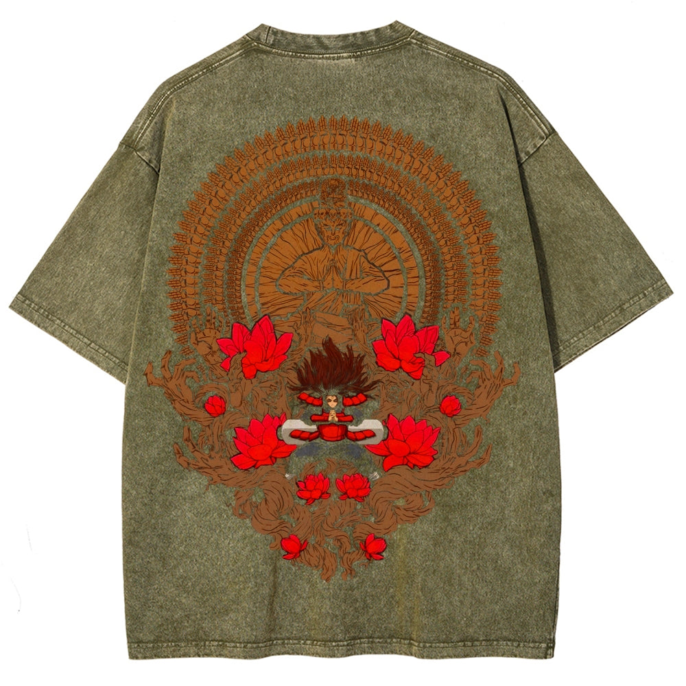 Naruto Unisex Fit Washed T-Shirt 2507012467