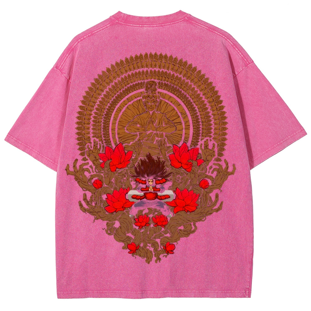 Naruto Unisex Fit Washed T-Shirt 2507012467