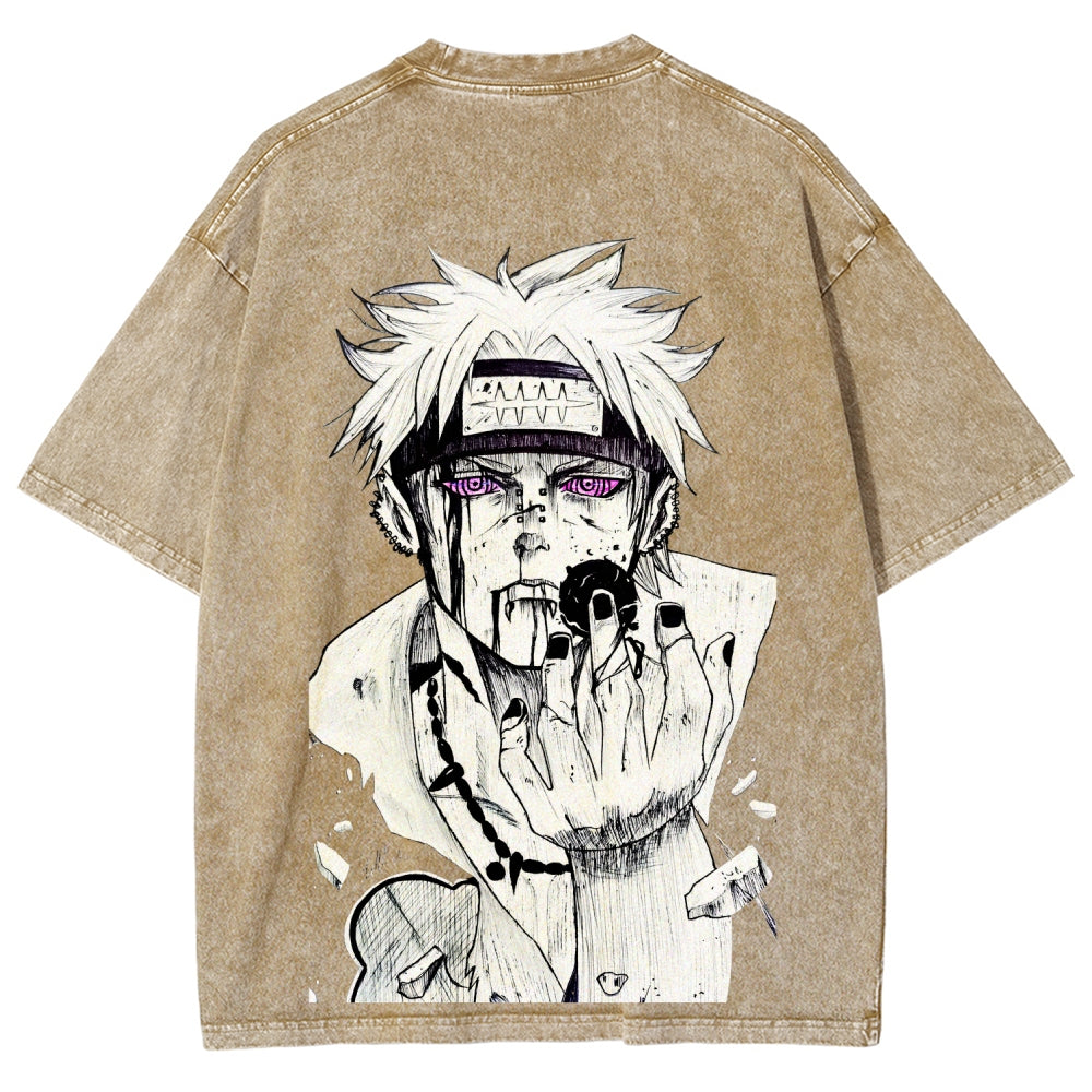 Naturo Unisex Fit Washed T-Shirt 2507024103