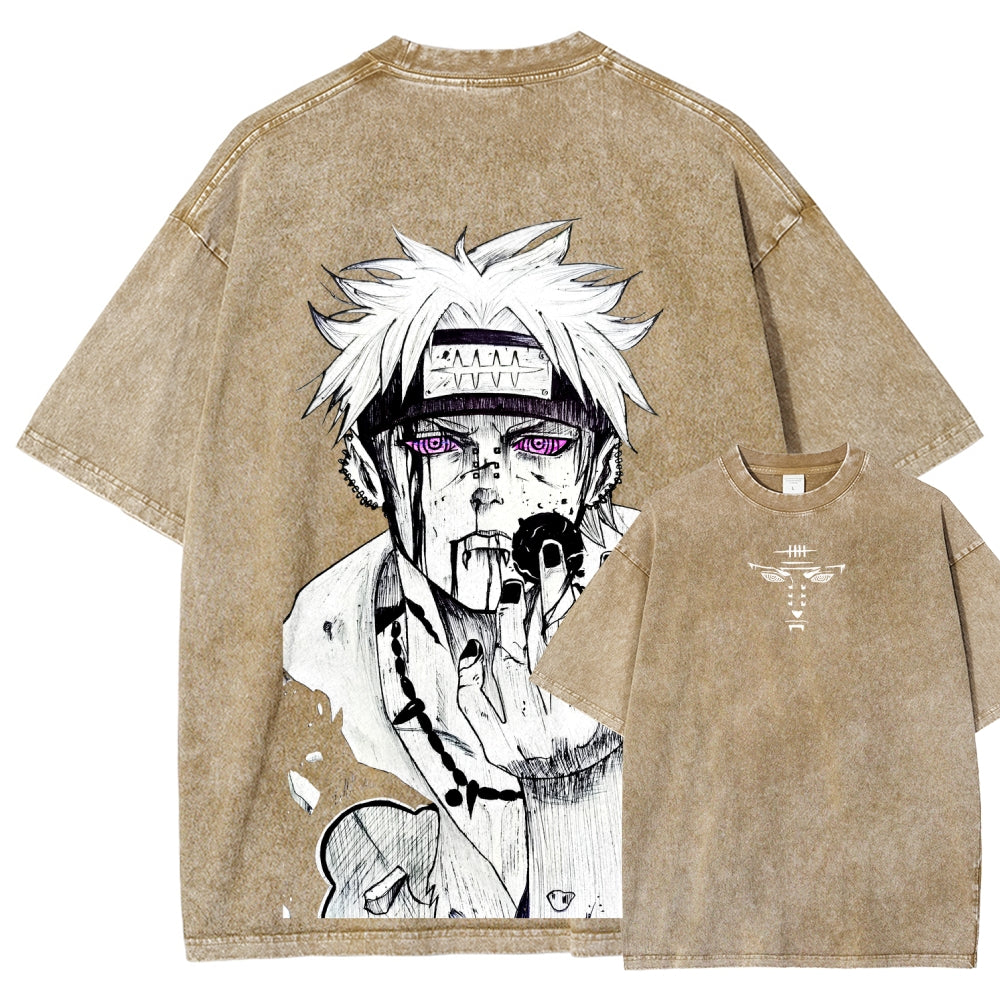 Naturo Unisex Fit Washed T-Shirt 2507024103
