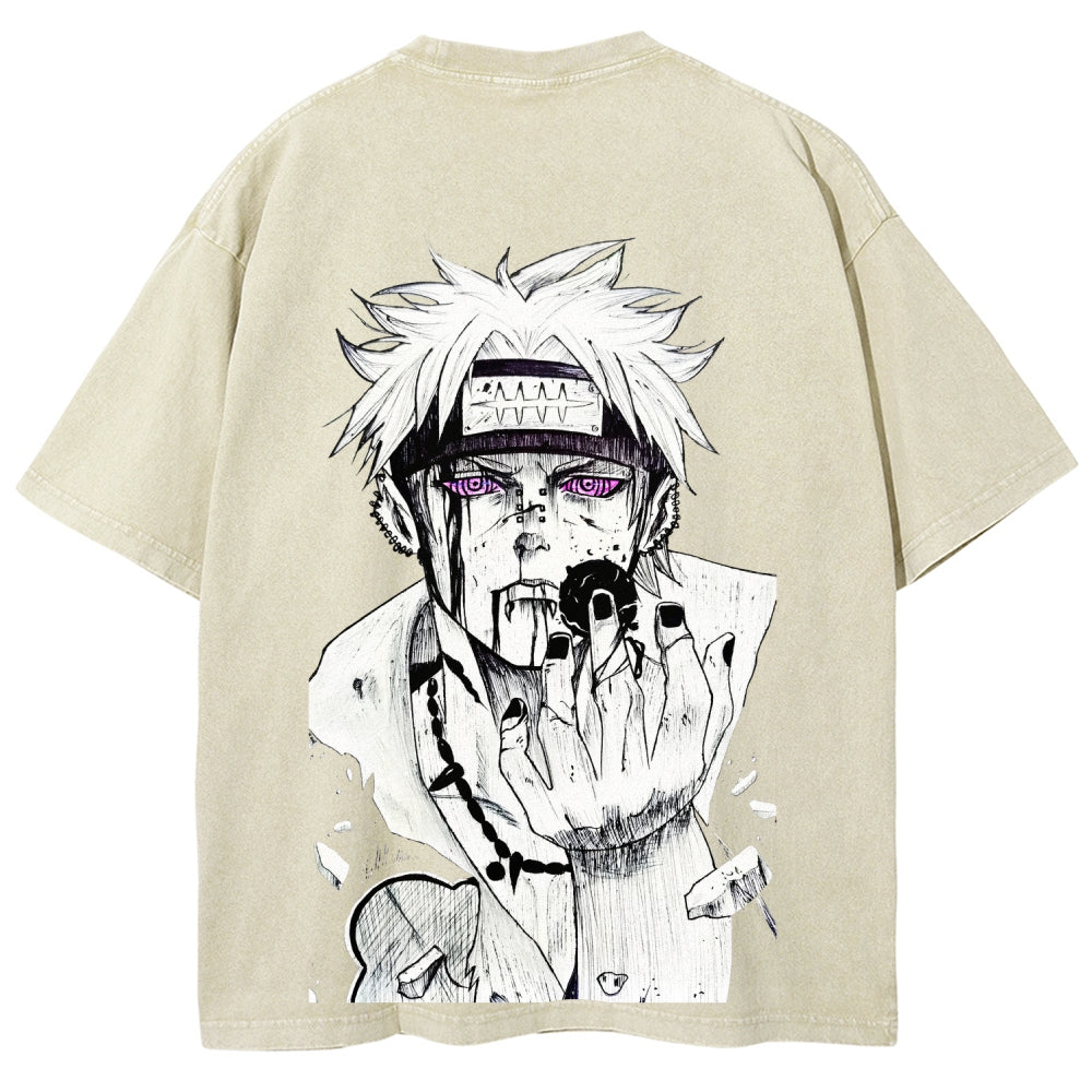 Naturo Unisex Fit Washed T-Shirt 2507024103