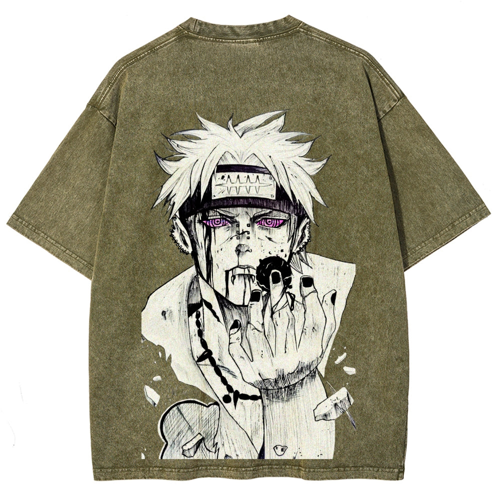 Naturo Unisex Fit Washed T-Shirt 2507024103