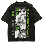 Demon Slayer Unisex Fit Washed T-Shirt 2507024148