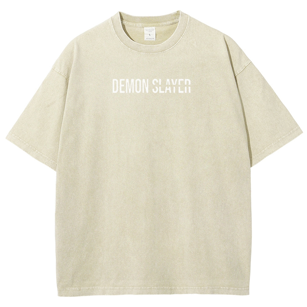 Demon Slayer Unisex Fit Washed T-Shirt 2507024148