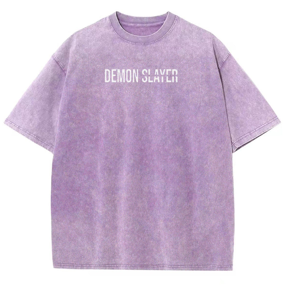 Demon Slayer Unisex Fit Washed T-Shirt 2507024148