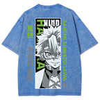 Demon Slayer Unisex Fit Washed T-Shirt 2507024148