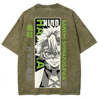 Demon Slayer Unisex Fit Washed T-Shirt 2507024148