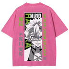 Demon Slayer Unisex Fit Washed T-Shirt 2507024148