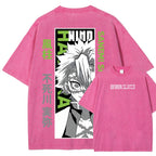 Demon Slayer Unisex Fit Washed T-Shirt 2507024148