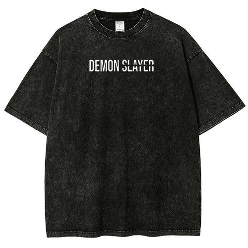 Demon Slayer Unisex Fit Washed T-Shirt 2507024154