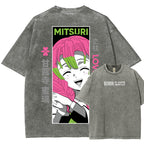 Demon Slayer Unisex Fit Washed T-Shirt 2507024154