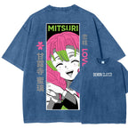 Demon Slayer Unisex Fit Washed T-Shirt 2507024154