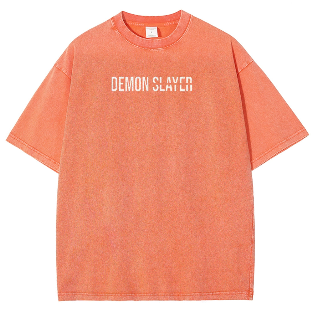 Demon Slayer Unisex Fit Washed T-Shirt 2507024154