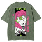 Demon Slayer Unisex Fit Washed T-Shirt 2507024154