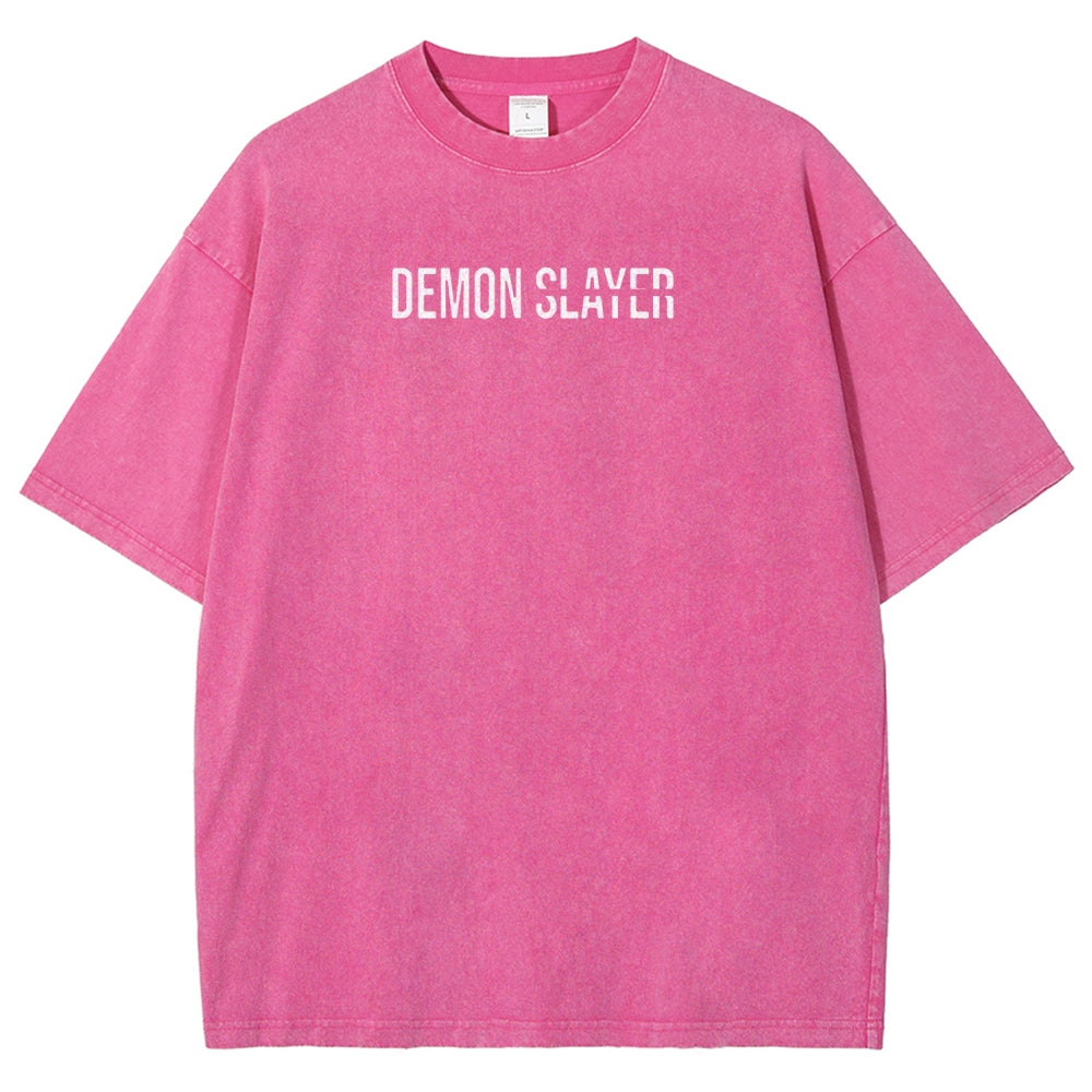 Demon Slayer Unisex Fit Washed T-Shirt 2507024154