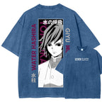 Demon Slayer Unisex Fit Washed T-Shirt 2507024156