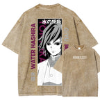 Demon Slayer Unisex Fit Washed T-Shirt 2507024156