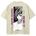 Demon Slayer Unisex Fit Washed T-Shirt 2507024156