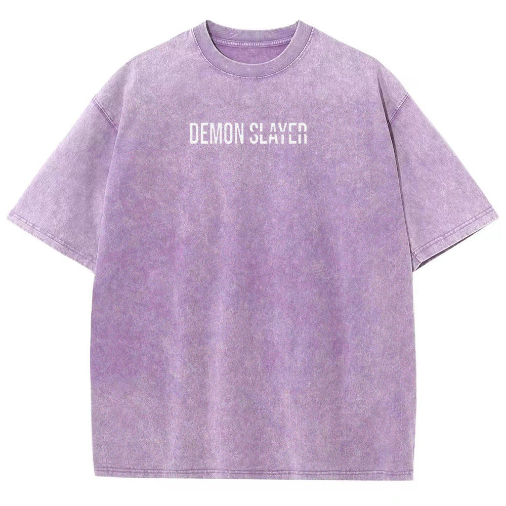 Demon Slayer Unisex Fit Washed T-Shirt 2507024156