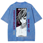 Demon Slayer Unisex Fit Washed T-Shirt 2507024156
