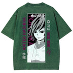 Demon Slayer Unisex Fit Washed T-Shirt 2507024156
