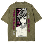 Demon Slayer Unisex Fit Washed T-Shirt 2507024156
