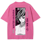 Demon Slayer Unisex Fit Washed T-Shirt 2507024156