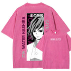Demon Slayer Unisex Fit Washed T-Shirt 2507024156