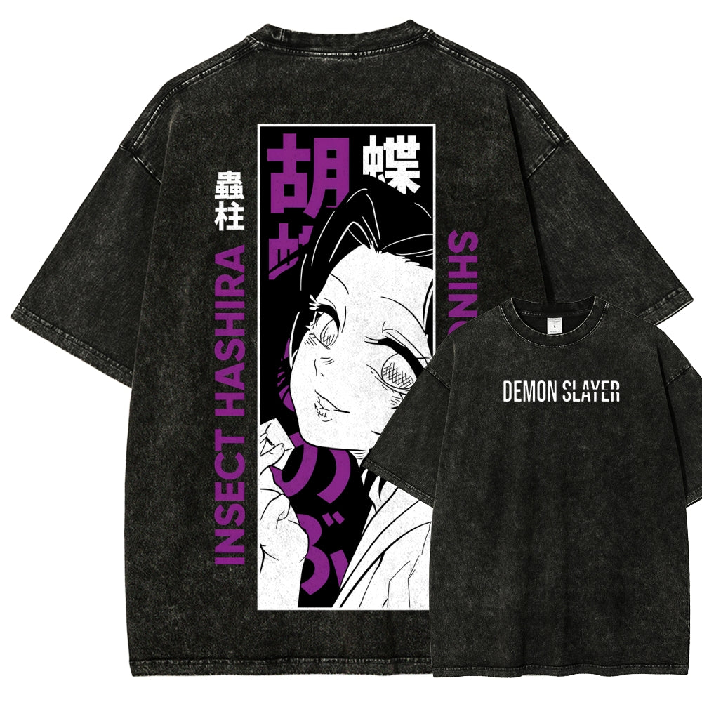 Demon Slayer Unisex Fit Washed T-Shirt 2507024159