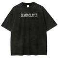 Demon Slayer Unisex Fit Washed T-Shirt 2507024159