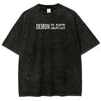 Demon Slayer Unisex Fit Washed T-Shirt 2507024159