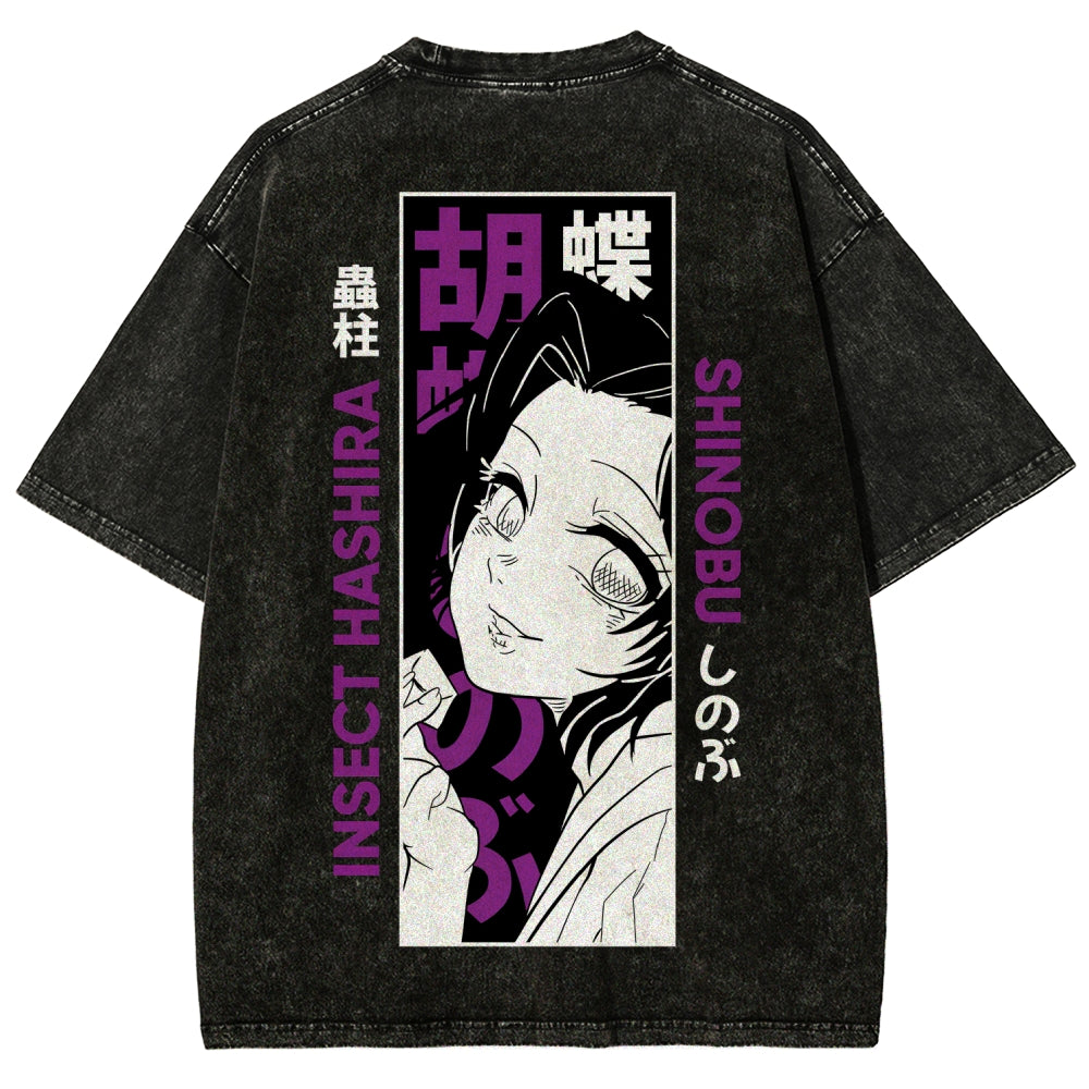 Demon Slayer Unisex Fit Washed T-Shirt 2507024159