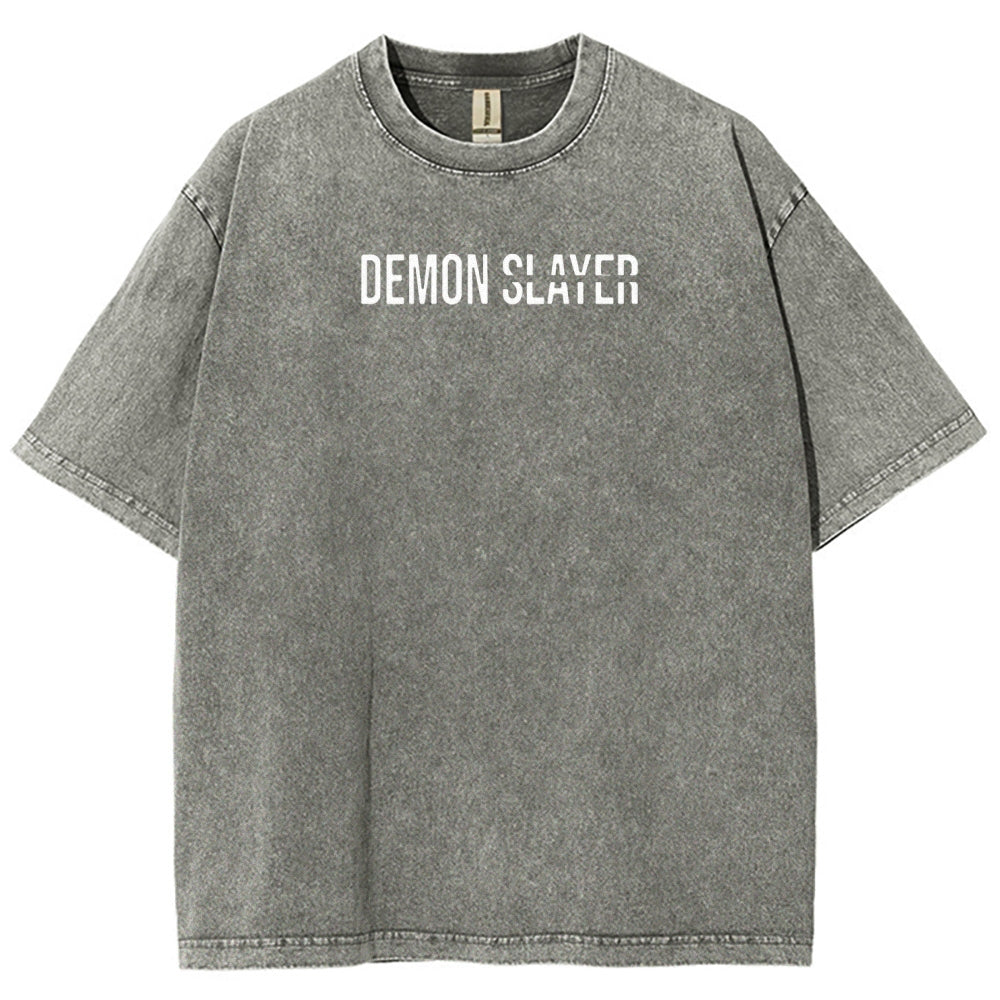 Demon Slayer Unisex Fit Washed T-Shirt 2507024159