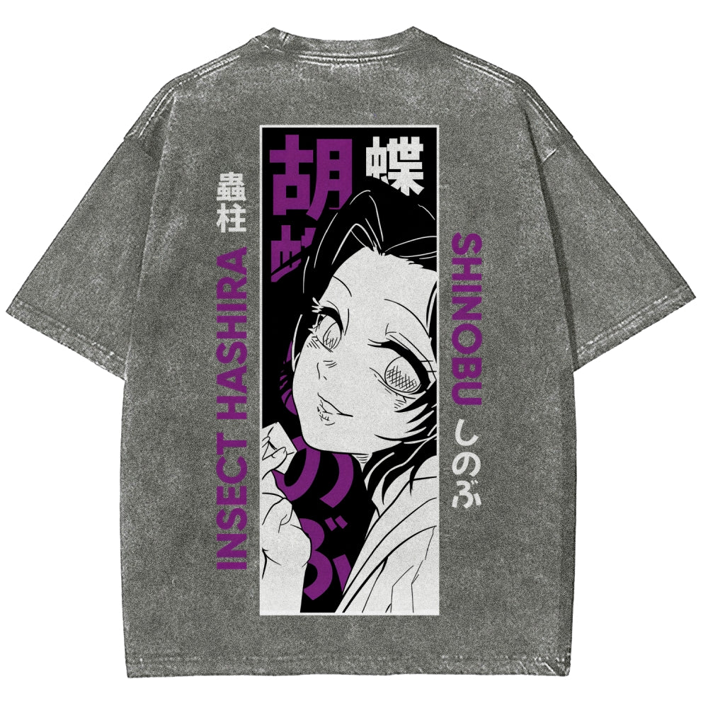 Demon Slayer Unisex Fit Washed T-Shirt 2507024159