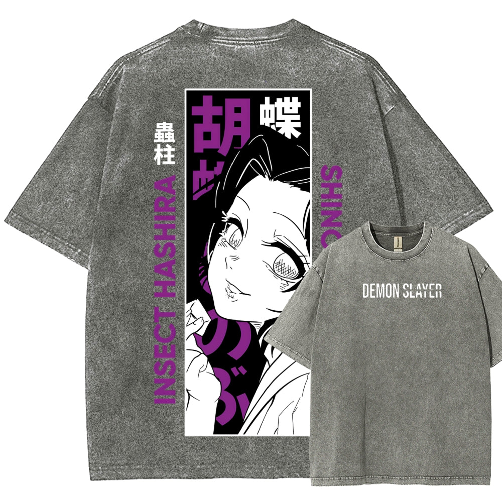 Demon Slayer Unisex Fit Washed T-Shirt 2507024159