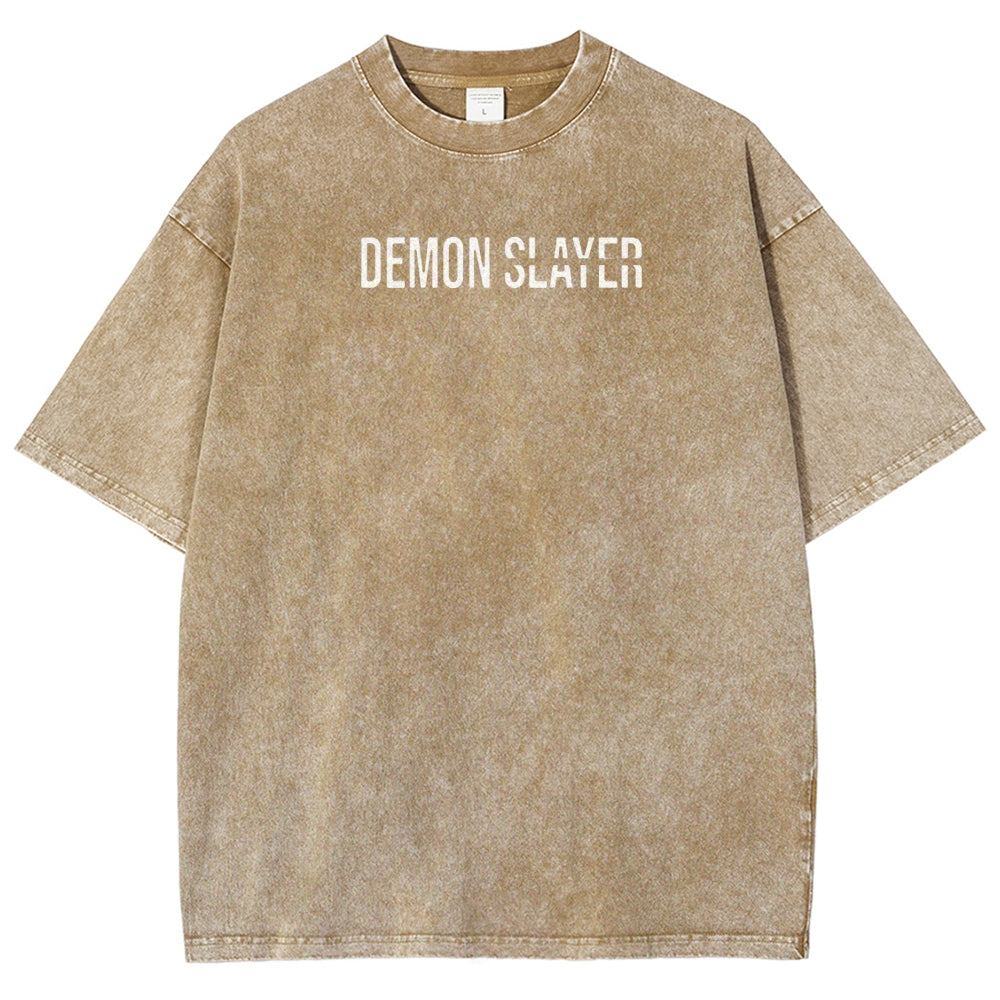 Demon Slayer Unisex Fit Washed T-Shirt 2507024159